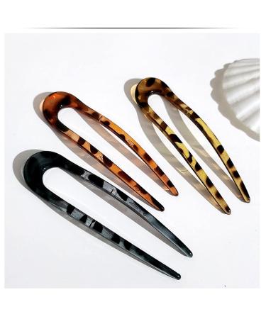 5PCS U Shape Hair Pins | French & Plastic Hair Pins for Women | Stylish & Durable Hair Accessories for International Shipping - Buy Online on GoSupps.com