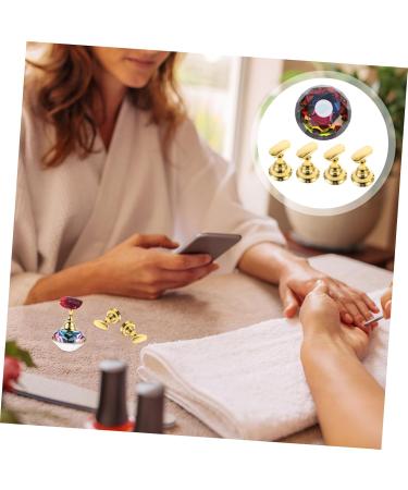 Housoutil 1 Set Nail Holder Magnetic Nail Stand Diy Nail Art Stand Manicure Training Stand Nail Display Stand Magnetic Base Nail Art Practice Stand Gem Japanese Crystal 3.5X3.5X2CM Colorful - Buy Online on GoSupps.com