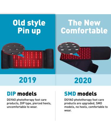 DGXINJUN Red Light Therapy FDA Cleared Near Infrared 880nm LED Wrap for Back Pain Relief - 2020 SMD Belt for Deep Penetrating Muscle and Joint Benefits - Buy Online on GoSupps.com
