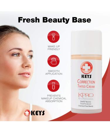 Keys Care KPRO Hydrating Tinted Correction Cream - All-Natural Hypoallergenic Smooths Fine Lines | International Shipping - Buy Online on GoSupps.com