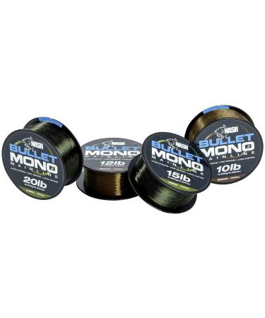 Nash Bullet Mono Mainline Brown 1000m 12.0 Pounds