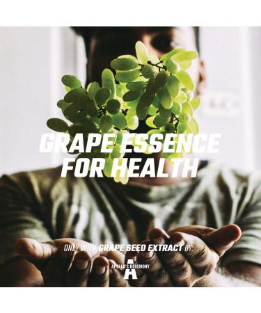 Grape Seed Extract 95% OPCs 400mg | 90 Vegan Capsules | Strong Antioxidant | Apollo's Hegemony - Buy Online on GoSupps.com