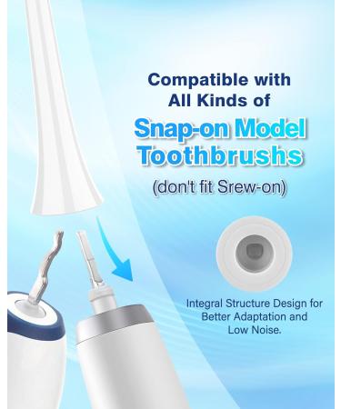8 Pack Toothbrush Replacement Heads Compatible with Philips Sonicare | For 4100 5100 6100 HX9023 G2 | Copper-Free Electric Brush Head - Buy Online on GoSupps.com