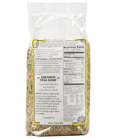 Bob's Red Mill Veggie Soup Mix 28oz - 2 Pack (1.75lb each) - Organic Vegetable Soup Mix - Buy Online on GoSupps.com
