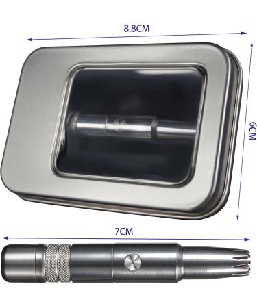 Buy Manual Nose Hair Trimmer for Men - Portable Waterproof & Hypoallergenic Stainless Steel Clip - Buy Online on GoSupps.com