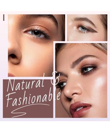 Folding Angle Scalloped Lash Brush Mascara Fan Brush for Lashes Angled Fan Shaped Eyelash Brush Lash Wand Brush Makeup Tool for Upper Lower Eye Lash (5 Pcs) - Buy Online on GoSupps.com