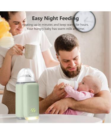 u201cWireless USB Bottle Warmer with LCD Display - Fast Heating, Accurate Temperature Control for Baby Milk and Foodu201d - Buy Online on GoSupps.com