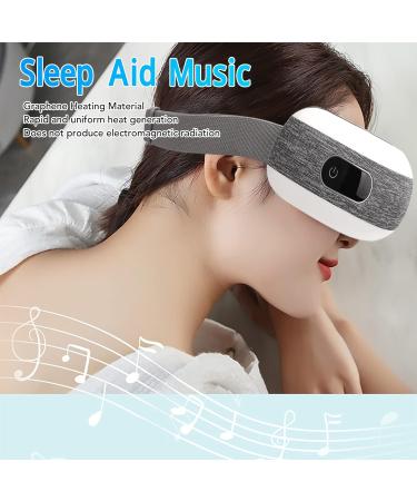 Bluetooth Eye Massager - Portable Foldable Heated Eye Mask for Eye Care Reduces Dark Circles & Dry Eyes - Buy Online on GoSupps.com