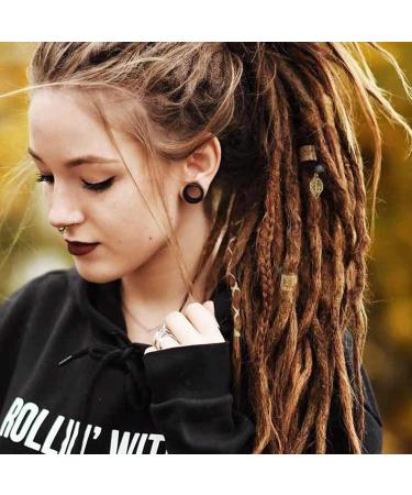 200 Hair Beads for Braids & Dreadlocks - Metal Hair Rings & Aluminum Cuffs with Storage Box | Premium Hair Jewelry Accessories - Buy Online on GoSupps.com