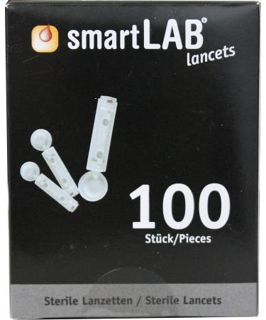 smartLAB Genie Blood Glucose Meter Bundle | 100 Test Strips & 100 Lancets | Large Display & Easy Read - Buy Online on GoSupps.com