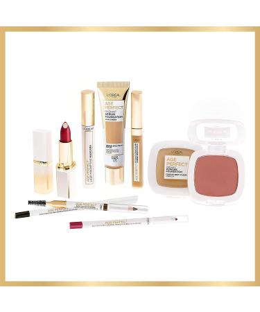 L'Oreal Paris Age Perfect Lipstick + Serum Rich Chestnut 0.13 oz (Pack of 2) - Buy Online on GoSupps.com