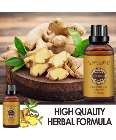 Dewu Essential Ginger Oil for Skin | 30ml Aromatherapy & Massage Oil for Gua Sha Lymph Drainage & Diffuser Use - Buy Online on GoSupps.com