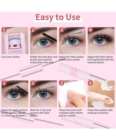 Lash Bond & Seal Remover 2 in 1 Cluster Lash Glue & Remover for Individual Lashes | Waterproof Long-Lasting Fast 5s Removal No Residue - Shop Worldwide - Buy Online on GoSupps.com