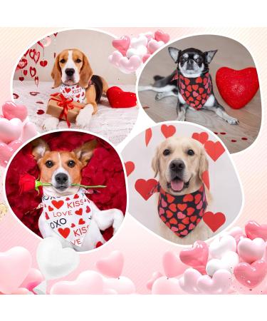 Maustlie Double-Sided Dog Bandana - Valentine's Day & Wedding Party Attire | L Red Smoking Bandana for Dogs - Buy Online on GoSupps.com