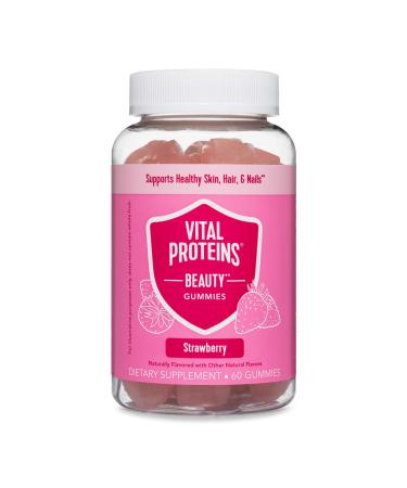 Vital Proteins Beauty Gummies Strawberry 60 Gummies