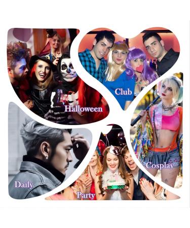 Silver Gray Hair Tint - Temporary Hair Color Cream for Men & Women | 4.23 oz Instant Styling Pomade & Wax for Cosplay Parties & Halloween - Buy Online on GoSupps.com