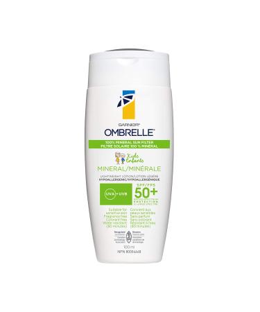 Ombrelle Kids Mineral Sunscreen Lotion - SPF 50 Plus 3.38 FL OZ/100 Milliliter