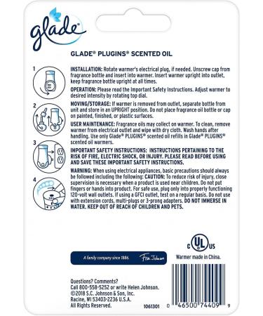 SC Johnson Glade Plug-Ins Scented Oil Warmer - International Shipping Available | Aromatic Home Fragrance - Buy Online on GoSupps.com