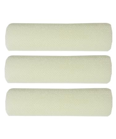 Body Mesh Scrubber Sponge 3 Deep Cleansing Bath Sponges Gentle ExfoliatingMesh Bath Cloths Hygienic Quick-Dry Washcloths Elastic Shower Net Scrubbers for Body White