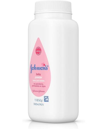 Johnson's Baby Powder for Delicate Skin - Hypoallergenic, Paraben-Free, Phthalate-Free, Dye-Free - 1.5 oz - Buy Online on GoSupps.com