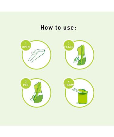 PeeBuddy 10 Pack Portable Female Urination Device | Disposable Funnel for Women | Ideal for Travel, Camping, Hiking | Stand and Pee Funnel for Girls | Compact and Discreet - Buy Online on GoSupps.com