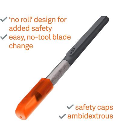 Slice 10548 Craft Knife  Finger-Friendly Edge  Safer Choice  Never Rusts  Lasts 11x Longer Than Steel  Precision Cutting (1 Pack) 1 Knife Removable Safety Cap - Buy Online on GoSupps.com
