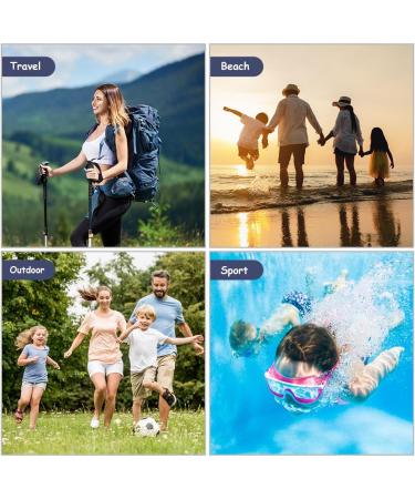 Vicloon Wet Bag 2 PCS - Waterproof Reusable Cloth Diaper Bags for Babies | Double Zipper Pockets | Ideal for Swimming, Travel, Gym | Whale Design - 2 Pack - Buy Online on GoSupps.com