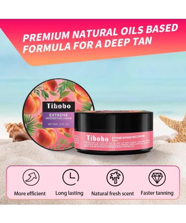  Tibobo Premium Tan Accelerator 100g for use in solarium and outdoor tanning booster fast tanning gel with natural formula moisturizing - Buy Online on GoSupps.com
