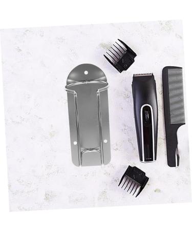 Housoutil Clipper Stand Clipper Wall Stand Hairstylist Tools Rack Holder Wall Storage Holder Beard Rack Trimmer Wall-Mounted Clippers Stainless Steel - Buy Online on GoSupps.com