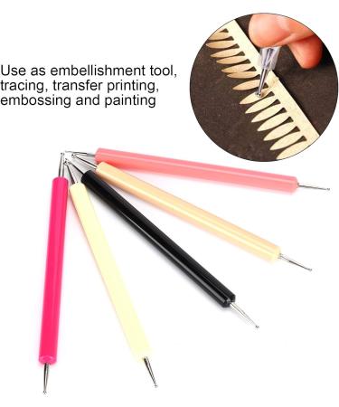 Dotting Pen Durable Double-Ended Nib Nail Art Tip Dot Paint Tool for Transfer Printing for Tracing - Buy Online on GoSupps.com