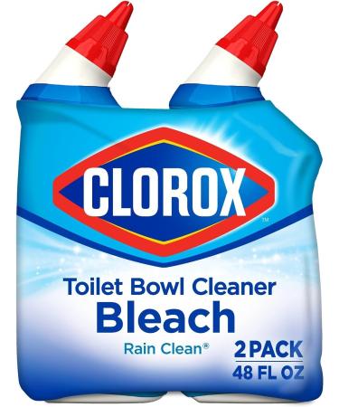 Clorox Automatic Toilet Bowl Cleaner, Rain Clean - 24 Ounces (Pack of 2) - Buy Online on GoSupps.com