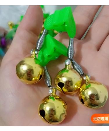 RILEYSON 10Pcs Fishing Rod Alarm Set with Dual Alert Bells and Green Clip Brass Bell - Buy Online on GoSupps.com