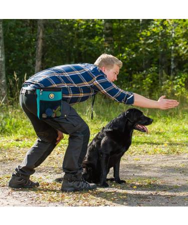 Waterproof Dog Food Bag - XL Blue | Perfect for Treats & Agility Training | Ideal for Feeding & Dog Training - Buy Online on GoSupps.com