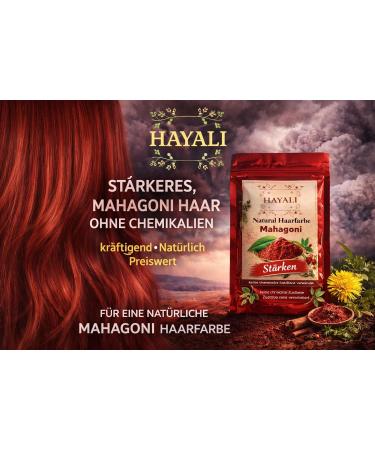 Hayali Coloration v g tale pour cheveux acajou 100 g - Buy Online on GoSupps.com