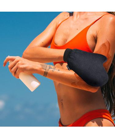 Evridwear Self Tanning Mitt Applicator Kit - Exfoliating Glove for Streak-Free Tan - Buy Online on GoSupps.com