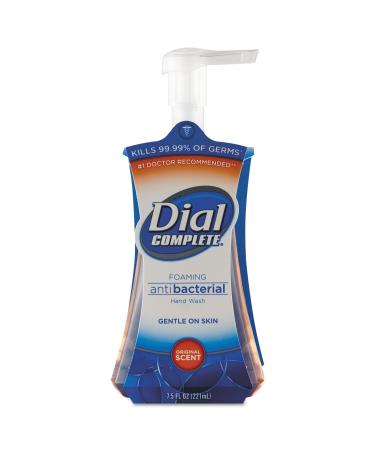 Dial 02936Ct Anti Bac Terial Foaming Hand Wash Original Scent 7.5Oz Pump Bottle 8/Carton