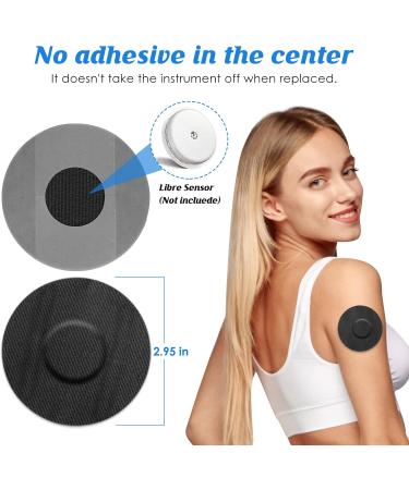 YOUSHARES 40pcs Waterproof Sensor Covers for Libre 1 2 3 Sweatproof Adhesive Patches for CGM 10-14 Days Use - Black - Buy Online on GoSupps.com