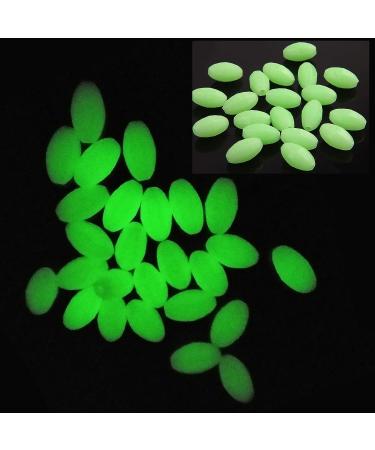 OROOTL Glow Beads Fishing Saltwater 100pcs - Luminous Hard Plastic Fish Beads Assortment for Sea Fishing - Buy Online on GoSupps.com