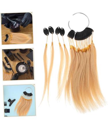POPETPOP M ches De Cheveux Naturels Color es V ritable Lot 30 M ches Taille Standard Entra nement Coloration Coiffeurs D butants Et Professionnels Salon Coiffure Accessoires Ajustables - Buy Online on GoSupps.com