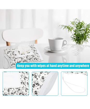 Baby Wipes Dispenser Holder with Lids | Keeps Wet Tissue Fresh | Flushable Wipes Pouch Case | Bathroom & Nursery Storage Box (Black) - Buy Online on GoSupps.com