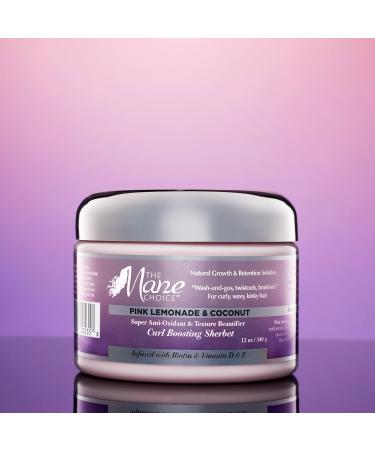 Mane Choice Pink Lemonade Curl Boosting Sherbet 12 oz - Super Anti-Oxidant Hair Care for All Hair Types - International Shipping - Buy Online on GoSupps.com