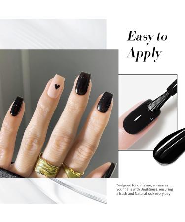 Born Pretty Hema-Free Black & White Gel Nail Polish Set - Halloween & Christmas DIY Nail Art - 15ml 2pcs - Soak Off for Salon Quality Manicure - Buy Online on GoSupps.com