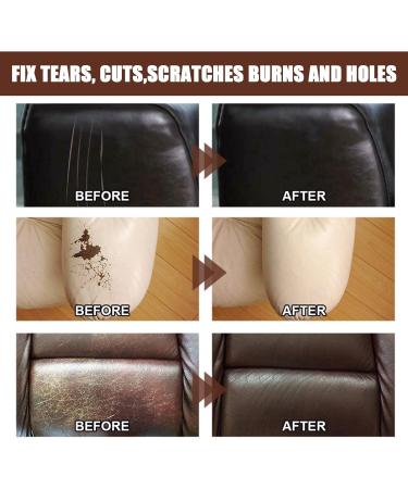 Advanced Leather Repair Gel & Kit for Car Seats - Vinyl Repair Solution in Chocolate Brown - Buy Online on GoSupps.com