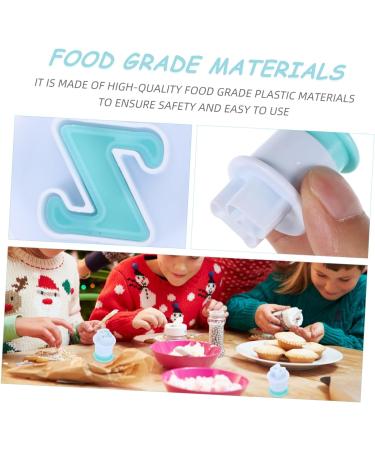 Zerodeko 36pcs Alphanumeric Fondant Letter Stamp Alphabet Stamp Mold Embossing Stamp Biscuit Mould Cake Embosser Soap Molds Silicone Candy Mold 3D Gummies Plastic Accessories Household - Buy Online on GoSupps.com