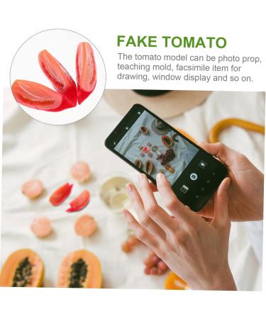 Zerodeko 9 Pcs Imitation Tomato Ornament Vegetables Decor Lifelike Vegetable Realistic Vegetable Tomato Fake Tomato for Home Artificial Tomato for Home Fake Vegetable Tomato Fruit Pvc Kelp Watermelon Redx3pcs 6.5x3.5cmx3pcs - Buy Online on GoSupps.com