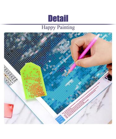 PCHMCU 5D Lake Diamond Painting Moon Kit for Adults - DIY Full Drill Crystal Rhinestone Art and Craft Gem Paint with Home Wall Decor - 27.5 X 15.7inch - Buy Online on GoSupps.com