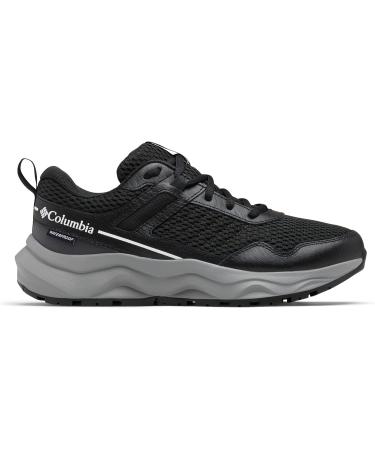 Columbia Women's Plateau Waterproof Hiking Shoe 6 - Black/White - Buy Online on GoSupps.com