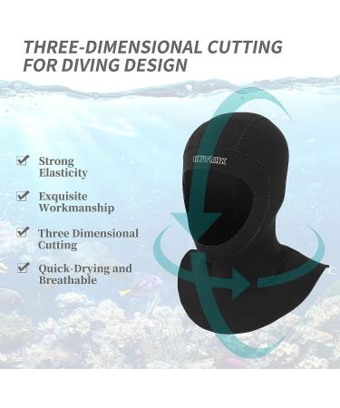 Neoprene Wetsuit Scuba Diving Hood for Men Women | Water Sports Hood for Diving, Snorkeling, Swimming, Kayaking | Large Size - Buy Online on GoSupps.com