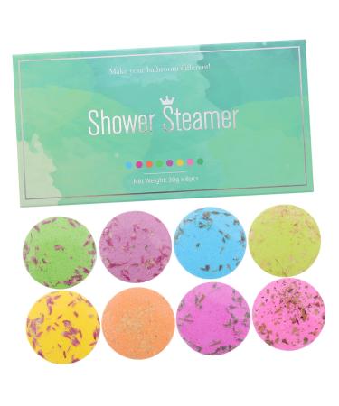 FRCOLOR 8pcs Aromatherapy Shower Piece Aromatherapy Tablet Bath Aroma Salt Tablet Bath Women Shower Tablet Relief Mood Bath Tool Women Bath Supply Sea Salt Bath Salt Take a Bath