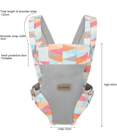 IULONEE Baby Carrier Wrap - Ergonomic 4-in-1 Hands-Free Newborn Sling for Infant 3-36 Months - Colorful - Buy Online on GoSupps.com